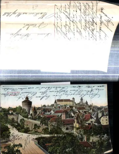 308499,Nürnberg Totale Panorama Turm Burg