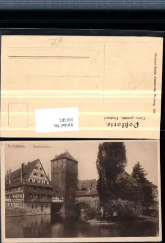316302,Nürnberg Henkersteg Turm