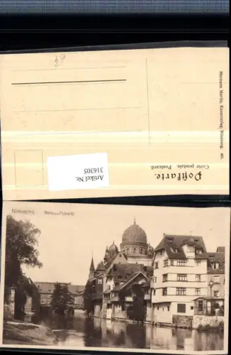 316305,Nürnberg Partie an d. Pegnitz Fluss