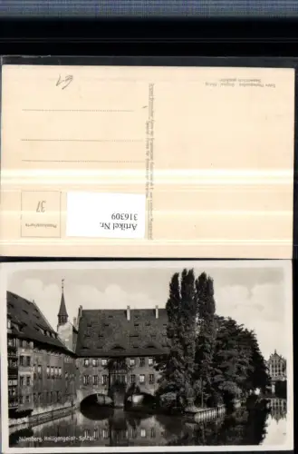 316309,Nürnberg Heiligengeist-Spital Fluss