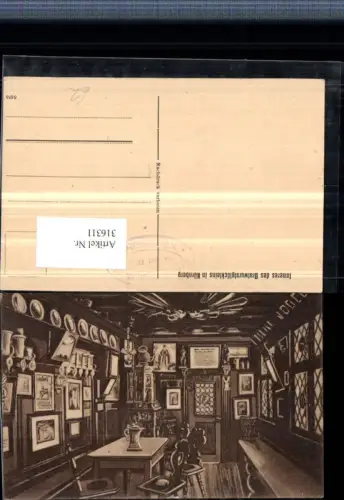 316311,Nürnberg Bratwurstglöcklein Gasthaus Innenansicht