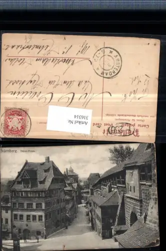 316314,Nürnberg Dürer-Haus Straßenansicht