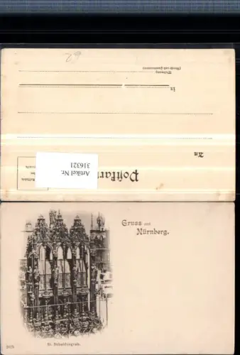 316321,Gruß aus Nürnberg St. Sebaldusgrab Grabmal