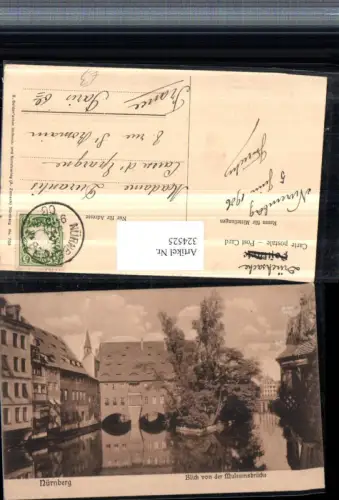 324525,Nürnberg Blick von d. Museumsbrücke Spitalbrücke
