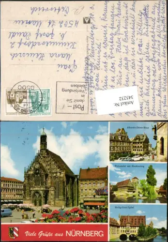 345232,Nürnberg Kirche Albrecht-Dürer-Haus Heilig-Geist-Spital Mehrbildkarte