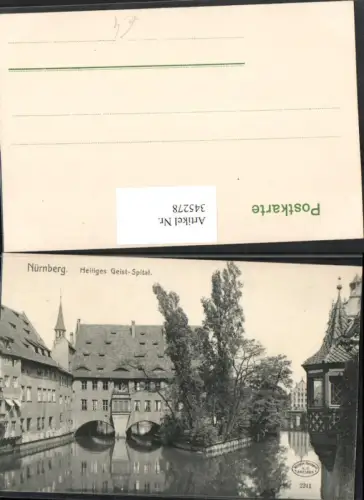 345278,Nürnberg Heiliges Geist-Spital Fluss