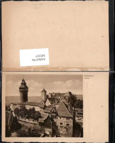 345357,Nürnberg Burg Turm