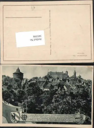 345398,Nürnberg Teilansicht Hallertor Text