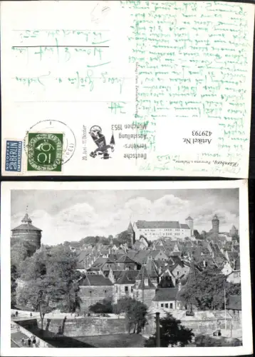 429793,Nürnberg Panorama vom Hallertor Teilansicht