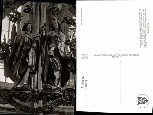 458823,Nürnberg St. Lorenzkirche Englische Gruß von Veit Stoss
