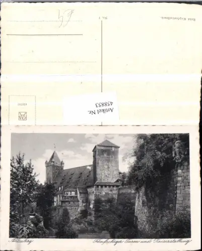 458853,Nürnberg Fünfeckiger Turm u. Kaiserstallung