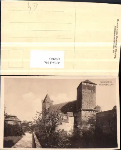 458943,Nürnberg Burg Kaiserstallung