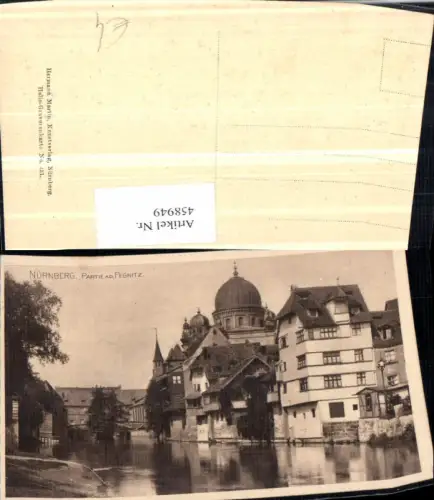 458949,Nürnberg Partie an d. Pegnitz Fluss