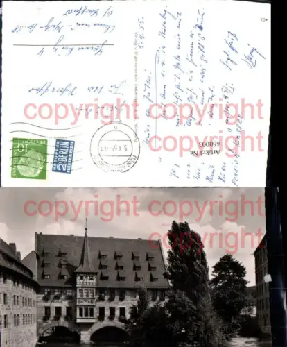 460003,Nürnberg Heiliggeistspital Erker Kanal