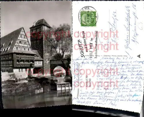 461280,Nürnberg Weinstadel u. Henkersteg Turm