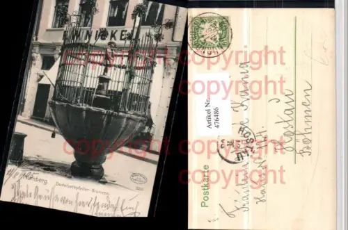 476486,Nürnberg Dudelsackpfeifer-Brunnen