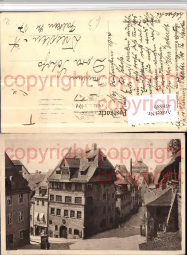 476689,Nürnberg Dürerhaus Haus Gebäude