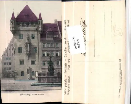 483399,Nürnberg Nassauerhaus Brunnen pub Hermann Martin 449
