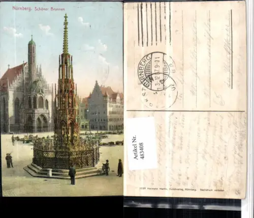 483408,Nürnberg Schöner Brunnen Kirche