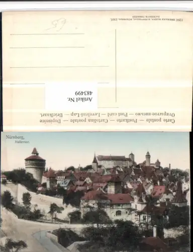483499,Nürnberg Totale m. Hallertor