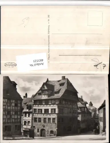 483525,Nürnberg Albrecht Dürerhaus Gebäude