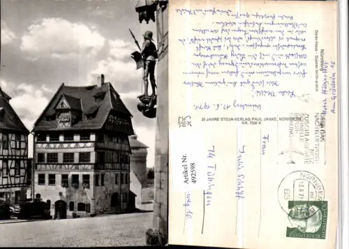 492598,Nürnberg Dürer-Haus Gebäude
