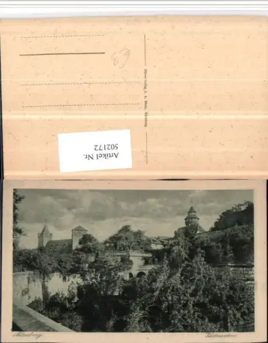 502172,Nürnberg Vestnertor Burg