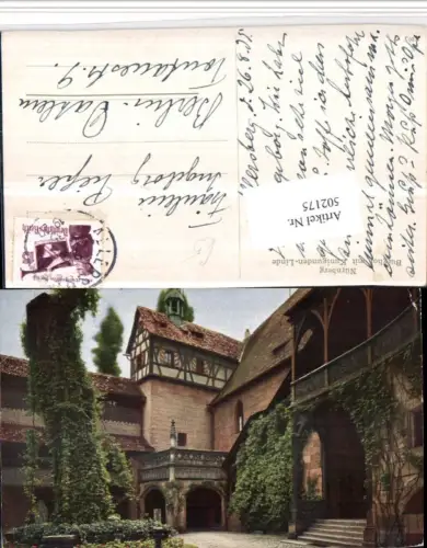 502175,Nürnberg Burghof m. Kunigunden-Linde