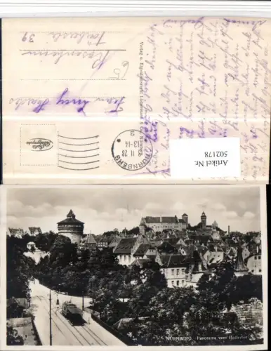 502178,Nürnberg Panorama vom Hallertor