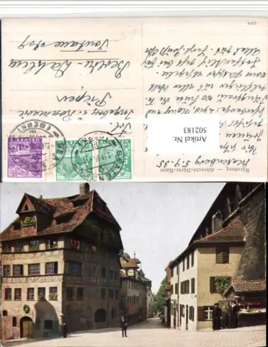 502183,Nürnberg Albrecht Dürer-Haus Straßenansicht