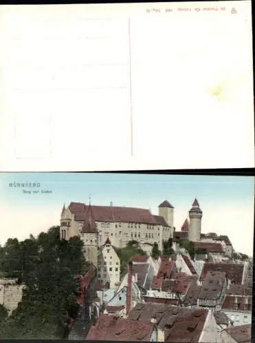 702380 Nürnberg Burg von Süden pub Dr. Trenkler e Co. Nbg. 88