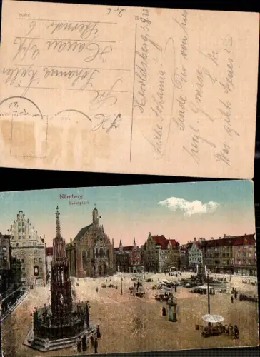 706060 Nürnberg Marktplatz gel. Hanau