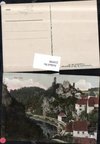 219590,Bad Hals Teilansicht Ruine b. Passau