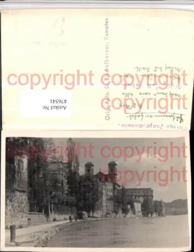 476541,Seltene Foto AK Passau Innpromenade pub Foto G. Bischofberger