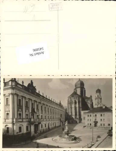 545896,tolle Foto-AK Passau Stadt Platz pub G. Adolph