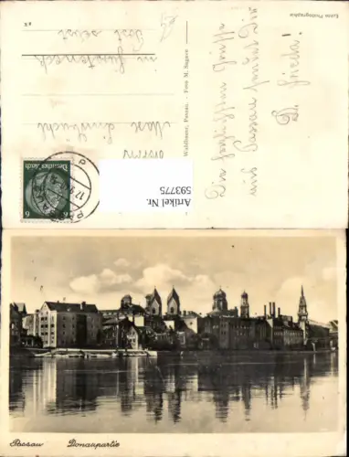 593775,Foto Ak Passau Donaupartie