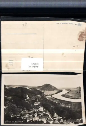 318643,Walhalla m. Donaustauf Teilansicht b. Regensburg