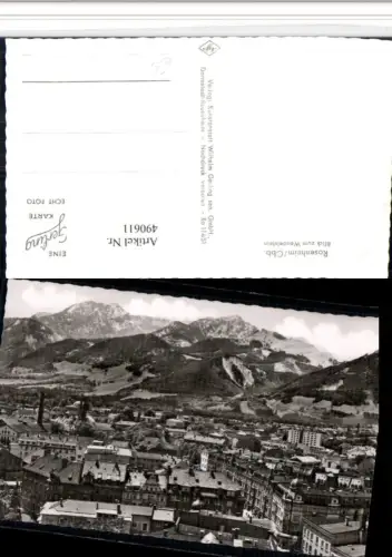 490611,Rosenheim Totale m. Wendelstein Bergkulisse