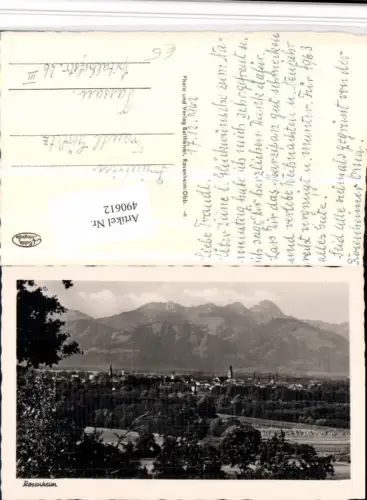 490612,Rosenheim Totale Bergkulisse