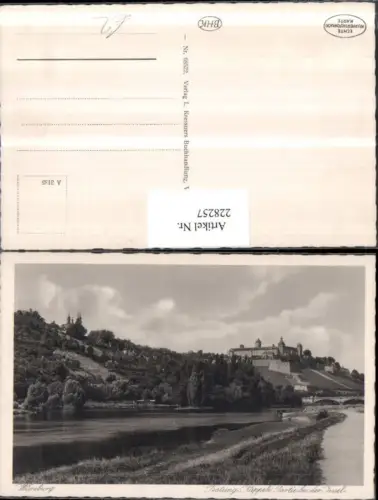 228257,Würzburg Festung Kloster Käppele Partie b. d. Insel