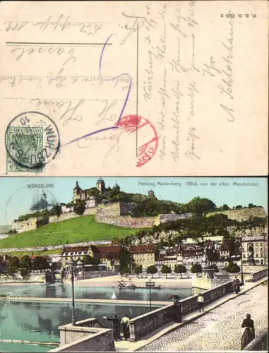 702906 Würzburg pub W.H.D. 2428 B Festung Marienberg