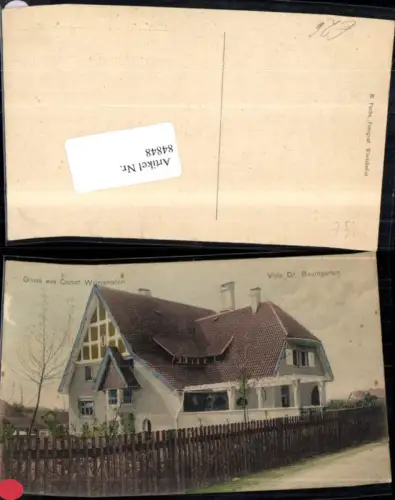 84848,Gruß aus Kurort Wörishofen Villa Dr Baumgarten