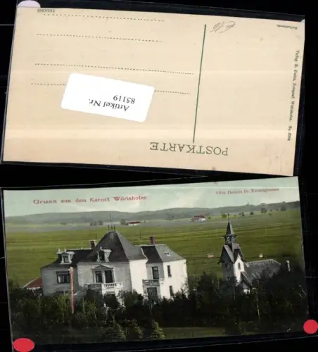 85119,Gruß aus Wörishofen Villa Hofarzt Dr Werminghausen
