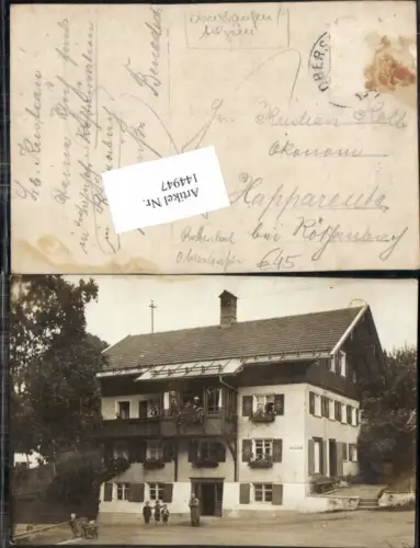 144947,Sehr seltene FotoAK Röthenbach Weissach Strasse Gasthaus