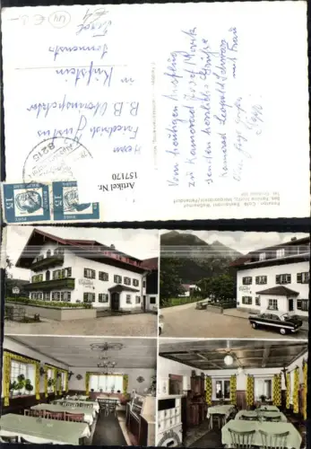 157170,Marquartstein Pettendorf Pension Cafe Restaurant Weßnerhof Bes. Fam. Moritz Mehrbild Ak
