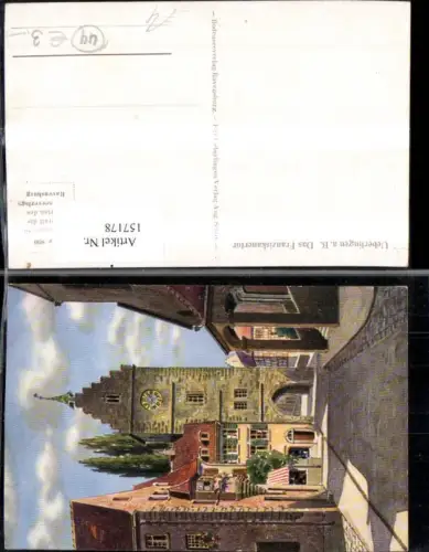 157178,Ueberlingen a. Bodensee Das Franziskanertor Künstler Ak