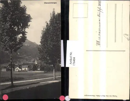 176404,Oberammergau b. Garmisch-Partenkirchen Teilansicht
