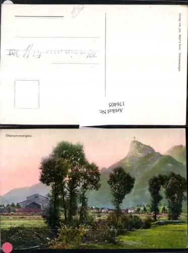 176405,Oberammergau b. Garmisch-Partenkirchen Teilansicht