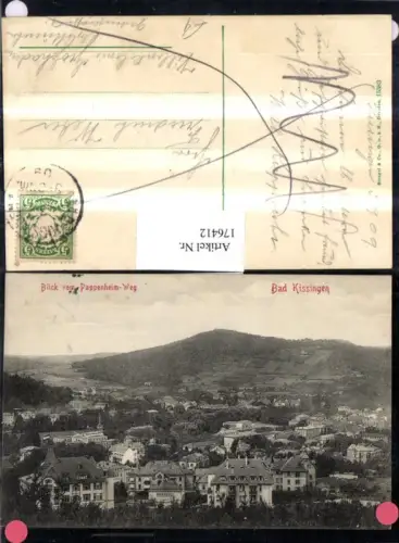 176412,Bad Kissingen Teilansicht Blick v. Pappenheim-Weg