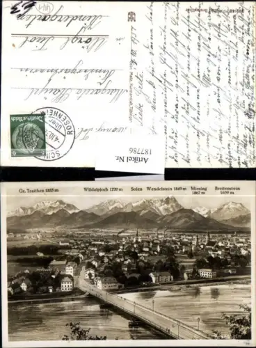 187786,Rosenheim Totale Gr. Traithen Wildalpjoch Soien Wendelstein Miesing Breitenstein